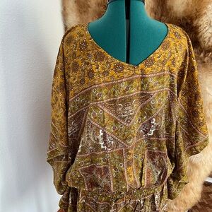 Floral Mustard Shirt